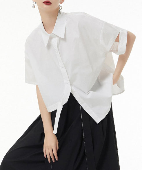 One Side Short Blouse